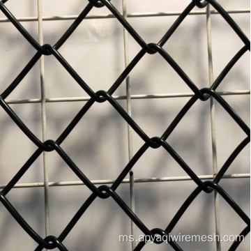 Pautan rantai pvc pagar diamond mesh pagar